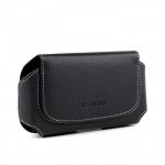 Wholesale Galaxy S3 Extendable Horizontal Pouch (Round Black)